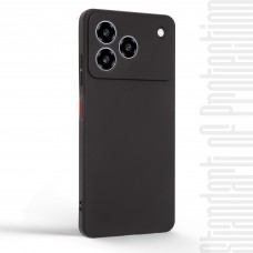 Чехол накладка TPU Armorstandart Matte Slim Fit для ZTE Blade A76 4G Camera cover Black (ARM87536)