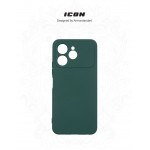 Чехол накладка ArmorStandart TPU ICON для Tecno Spark 40 4G Camera cover Dark Green (ARM87936)