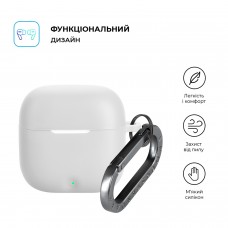Чехол ArmorStandart TPU Hang для кейса наушников OPPO Enco Buds3 White (ARM88033)