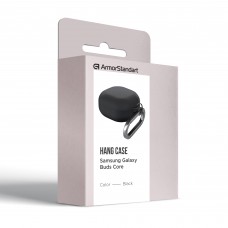Чехол ArmorStandart TPU Hang для кейса наушников Samsung Buds Core Black (ARM88041)