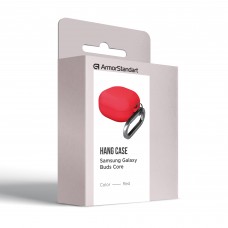 Чехол ArmorStandart TPU Hang для кейса наушников Samsung Buds Core Red (ARM88044)
