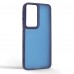 Чехол накладка ArmorStandart TPU Frame для Samsung S25 FE 5G Dark Blue (ARM88240)