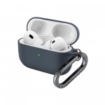 Чехол ArmorStandart TPU Hang для кейса наушников Apple AirPods Pro 3 Advanced ash (ARM88270)