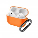 Чехол ArmorStandart TPU Hang для кейса наушников Apple AirPods Pro 3 Orange (ARM88278)
