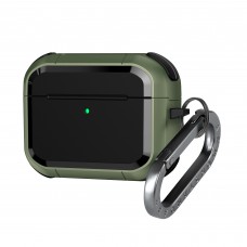 Чехол ArmorStandart TPU Panzer для кейса наушников Apple Airpods Pro 3 Olive Green (ARM88289)