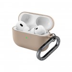 Чехол ArmorStandart TPU Hang для кейса наушников Apple AirPods Pro 3 Pink Sand (ARM88314)