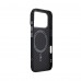Чехол накладка ArmorStandart PC LikeCarbon2 MagCase для Apple iPhone 17 Pro Kevlar Black (ARM88378)