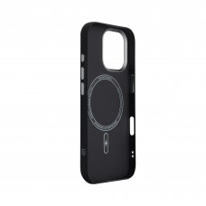 Чехол накладка ArmorStandart PC LikeCarbon2 MagCase для Apple iPhone 17 Kevlar Black (ARM88379)