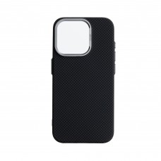 Чехол накладка ArmorStandart PC LikeCarbon2 MagCase для Apple iPhone 16 Pro Kevlar Black(ARM88381)