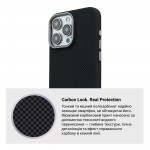 Чехол накладка ArmorStandart PC LikeCarbon2 MagCase для Apple iPhone 16 Pro Kevlar Black(ARM88381) Чехол накладка ArmorStandart PC LikeCarbon2 MagCase для Apple iPhone 16 Pro Kevlar Black(ARM88381)