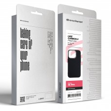 Чехол накладка ArmorStandart PC LikeCarbon2 MagCase для Apple iPhone 16 Pro Kevlar Black(ARM88381)