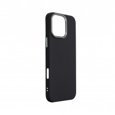 Чехол накладка ArmorStandart PC LikeCarbon2 MagCase для Apple iPhone 16 Pro Max Kevlar Black (ARM88382)
