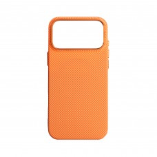 Чехол накладка ArmorStandart PC LikeCarbon2 MagCase для Apple iPhone 17 Pro Max Kevlar Orange (ARM88555)
