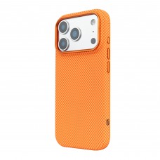 Чехол накладка ArmorStandart PC LikeCarbon2 MagCase для Apple iPhone 17 Pro Max Kevlar Orange (ARM88555)
