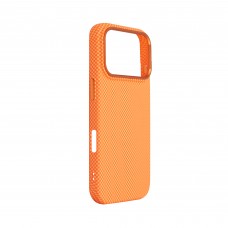 Чехол накладка ArmorStandart PC LikeCarbon2 MagCase для Apple iPhone 17 Pro Kevlar Orange (ARM88556)