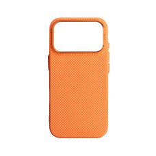 Чехол накладка ArmorStandart PC LikeCarbon2 MagCase для Apple iPhone 17 Pro Kevlar Orange (ARM88556)