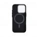 Чехол накладка ArmorStandart PC LikeCarbon2 MagCase для Apple iPhone 15 Pro Kevlar Black (ARM88589)