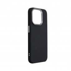 Чехол накладка ArmorStandart PC LikeCarbon2 MagCase для Apple iPhone 15 Pro Kevlar Black (ARM88589)