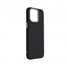 Чехол накладка ArmorStandart PC LikeCarbon2 MagCase для Apple iPhone 15 Pro Max Kevlar Black (ARM88590)