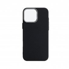 Чехол накладка ArmorStandart PC LikeCarbon2 MagCase для Apple iPhone 15 Pro Max Kevlar Black (ARM88590)