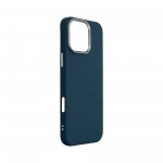 Чехол накладка ArmorStandart PC LikeCarbon2 MagCase для Apple iPhone 16 Pro Max Kevlar Dark Blue (ARM88593)