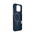 Чехол накладка ArmorStandart PC LikeCarbon2 MagCase для Apple iPhone 16 Pro Max Kevlar Dark Blue (ARM88593)