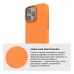 Чехол накладка ArmorStandart PC LikeCarbon2 MagCase для Apple iPhone 16 Pro Max Kevlar Orange (ARM88595)