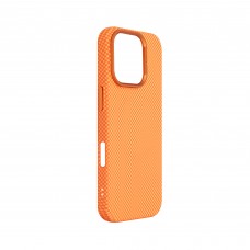 Чехол накладка ArmorStandart PC LikeCarbon2 MagCase для Apple iPhone 16 Pro Kevlar Orange (ARM88596)