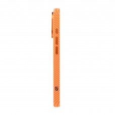 Чехол накладка ArmorStandart PC LikeCarbon2 MagCase для Apple iPhone 16 Pro Kevlar Orange (ARM88596)