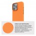Чехол накладка ArmorStandart PC LikeCarbon2 MagCase для Apple iPhone 16 Pro Kevlar Orange (ARM88596)