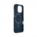 Чехол накладка ArmorStandart PC LikeCarbon2 MagCase для Apple iPhone 17 Kevlar Dark Blue (ARM88613)
