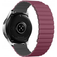 Ремешок ArmorStandart TPU MagLink 22mm Wine Red Grey (ARM88946)