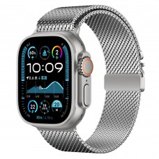 Ремешок ArmorStandart Metal Milanese UltraLock для Apple Watch 42 (Series 11-10)/41/40/38 Silver (ARM88953)