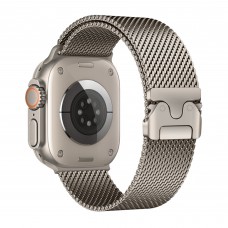 Ремешок ArmorStandart Metal Milanese UltraLock для Apple Watch 49/46/45/44/42 (Series 1-3) Titanium (ARM88958)