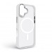 Чехол накладка ArmorStandart TPU Unit MagCase для Apple iPhone 17 Matte Clear Silver (ARM88998)
