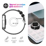Ремешок ArmorStandart TPU для Huawei Watch Fit 3 / 4 / 4 Pro Black Grey (ARM89072) Ремешок ArmorStandart TPU для Huawei Watch Fit 3 / 4 / 4 Pro Black Grey (ARM89072)