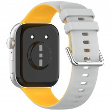 Ремешок ArmorStandart TPU для Huawei Watch Fit 3 / 4 / 4 Pro Grey Yellow (ARM89073)