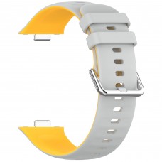 Ремешок ArmorStandart TPU для Huawei Watch Fit 3 / 4 / 4 Pro Grey Yellow (ARM89073)