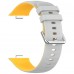 Ремешок ArmorStandart TPU для Huawei Watch Fit 3 / 4 / 4 Pro Grey Yellow (ARM89073)