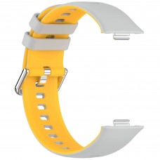 Ремешок ArmorStandart TPU для Huawei Watch Fit 3 / 4 / 4 Pro Grey Yellow (ARM89073)