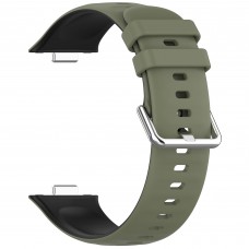 Ремешок ArmorStandart TPU для Huawei Watch Fit 3 / 4 / 4 Pro Khaki Black (ARM89074)
