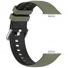 Ремешок ArmorStandart TPU для Huawei Watch Fit 3 / 4 / 4 Pro Khaki Black (ARM89074)