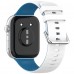 Ремешок ArmorStandart TPU для Huawei Watch Fit 3 / 4 / 4 Pro White Blue (ARM89076)