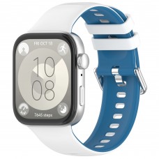 Ремешок ArmorStandart TPU для Huawei Watch Fit 3 / 4 / 4 Pro White Blue (ARM89076)