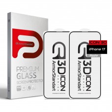 Защитное стекло ArmorStandart Icon 3D для iPhone 17 Black 2шт (ARM89133)