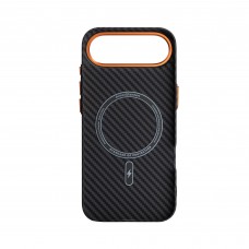 Чехол накладка ArmorStandart PC LikeCarbon2 SE MagCase для Apple iPhone 17 Air Black Orange (ARM89155) Чехол накладка ArmorStandart PC LikeCarbon2 SE MagCase для Apple iPhone 17 Air Black Orange (ARM89155)