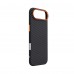 Чехол накладка ArmorStandart PC LikeCarbon2 SE MagCase для Apple iPhone 17 Air Black Orange (ARM89155)