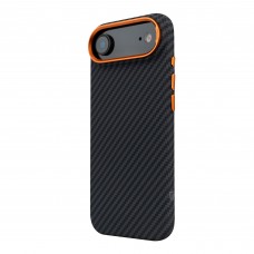 Чехол накладка ArmorStandart PC LikeCarbon2 SE MagCase для Apple iPhone 17 Air Black Orange (ARM89155) Чехол накладка ArmorStandart PC LikeCarbon2 SE MagCase для Apple iPhone 17 Air Black Orange (ARM89155)