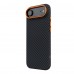 Чехол накладка ArmorStandart PC LikeCarbon2 SE MagCase для Apple iPhone 17 Air Black Orange (ARM89155)