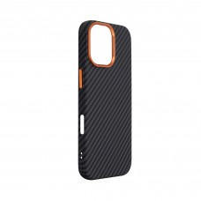 Чехол накладка ArmorStandart PC LikeCarbon2 SE MagCase для Apple iPhone 17 Black Orange (ARM89160) Чехол накладка ArmorStandart PC LikeCarbon2 SE MagCase для Apple iPhone 17 Black Orange (ARM89160)